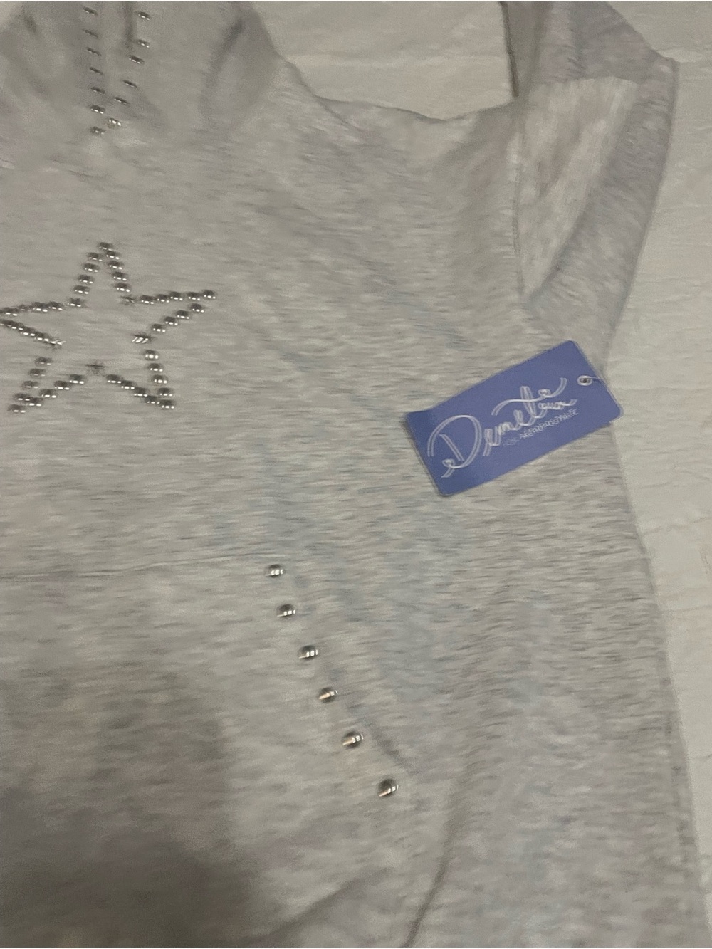 Aeropostale Light Heather Hoodie Light Gray